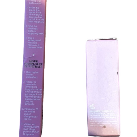 Glamnetic Magnetic Liquid Eyeliner 4.3ml + Brush-On Nail Glue 7ml | New Bundle - Picture 3 of 4